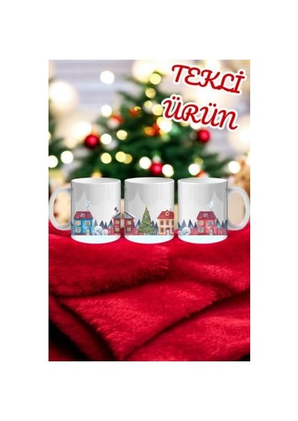 Yılbaşı Klasik Kış Kupa Bardak Mug
