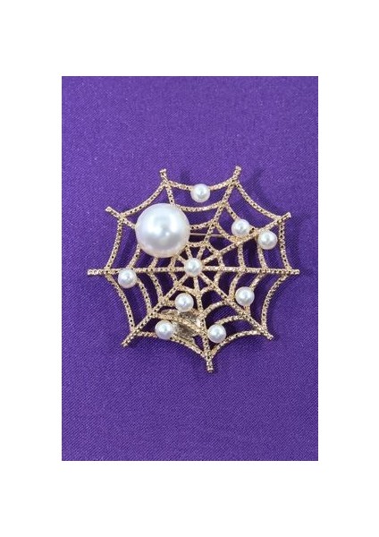 Örümcek Ağı Broş. Yaka Iğnesi Broş, Incili Örümcek Ağı Broş. Kadın Broş. Broş. Erkek Broş. Unisex indirimleri