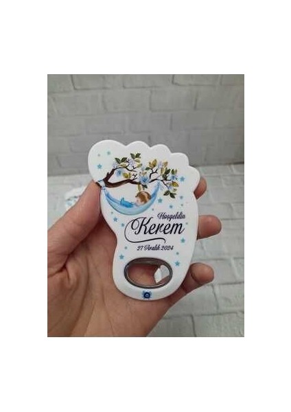 30 Adet Ayak Magnet Açacak Yeni Doğan Doğum Günü Sünnet Nişan Söz Düğün Hediyelik
