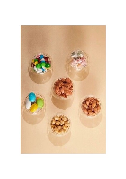 6 Lı Çift Cidarlı Mini Sosluk Drajelik Lokumluk fiyatları
