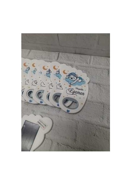 25 Adet Ayak Magnet Açacak Yeni Doğan, Doğum Günü, Sünnet, Nişan, Söz, Düğün Hediyelik
