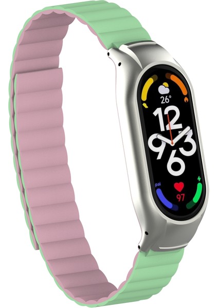 Xiaomi Mi Band 7 Uyumlu Krd-69 Kordon Zore - Açık Yeşil