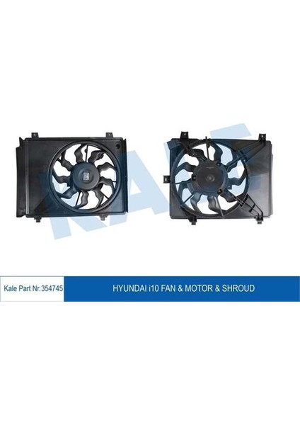 354745 Fan Motoru I10 253800X150