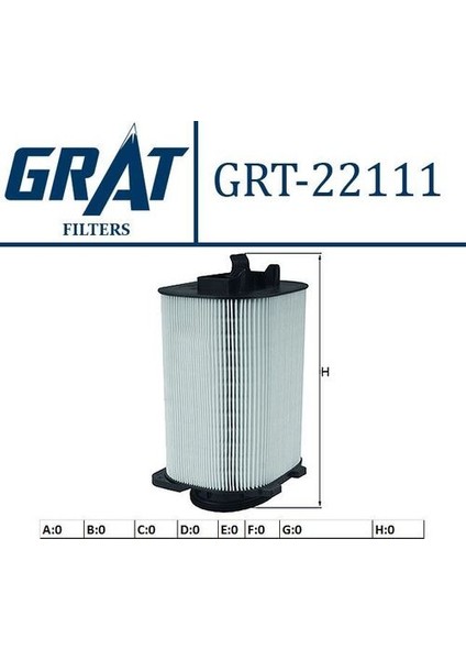22111 Hava Filtresi M274 W204-205-211 2740940004