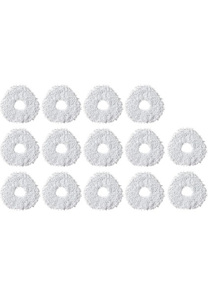 T10 Robot Süpürme Aksesuarları Parçaları Mikrofiber Mops Için 14 Adet Yeniden Kullanılabilir Paspas Bezi (Yurt Dışından)