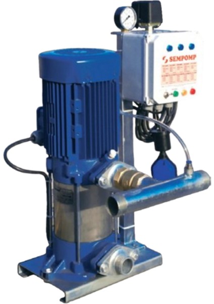 Spl 100/5×1 Tek Pompalı 5.5 Hp Trifaze 380V Paket Hidrofor Seti / Türk Malı