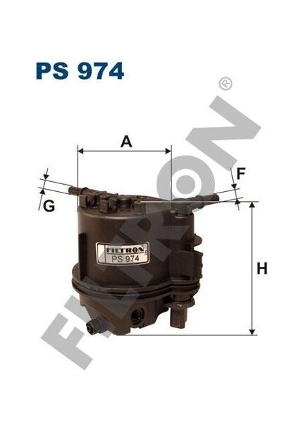 PS974 Yakıt Filtresi 206 207 P307 Bipper Fiesta V Fusion 1.4hdı 1.4tdcı Komple Yakıt Filtresi Müşürlu E148123