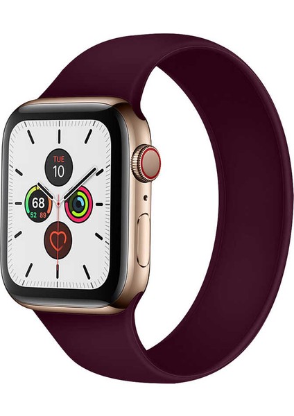 Watch 38MM Uyumlu Krd-31 Solo Loop Small Kordon Zore - Yeşil