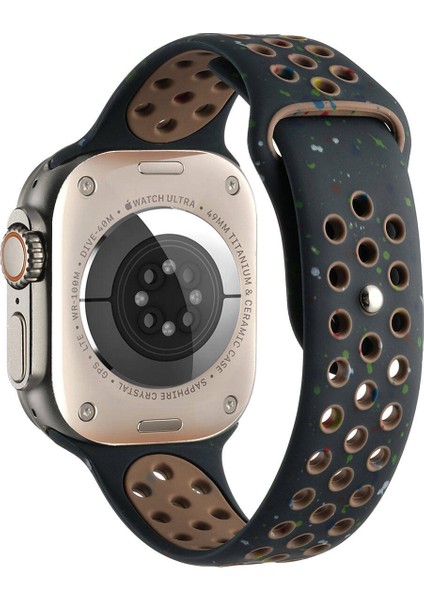 Watch 42MM Kordon Yeni Seri 2023 Krd-02 Uyumlu Strap Kayış Zore - Turuncu