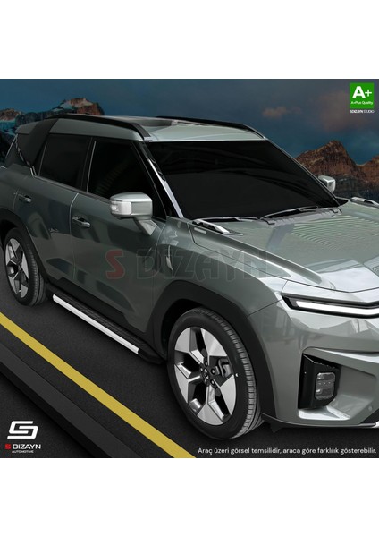 Byd Atto 3 Newline Aluminyum Yan Basamak 193 cm 2022 Üzeri