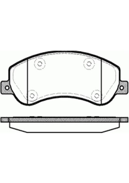 55259 Ön Fren Disk Balata Fişli Transit V347 06-Volkswagen Amarok 9 6C112K021AC