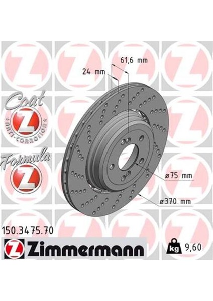 150.3475.70 Fren Disk 34212282807