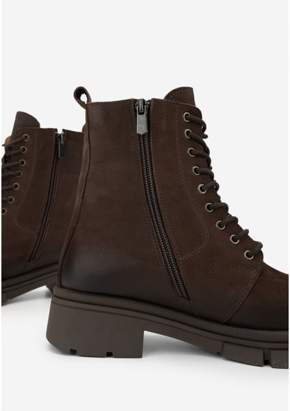 Kadın Hakiki Deri Kahverengi Nubuk Casual Bot 599 05 Bn Bot SK24-25 Kahve Nbk fırsatları