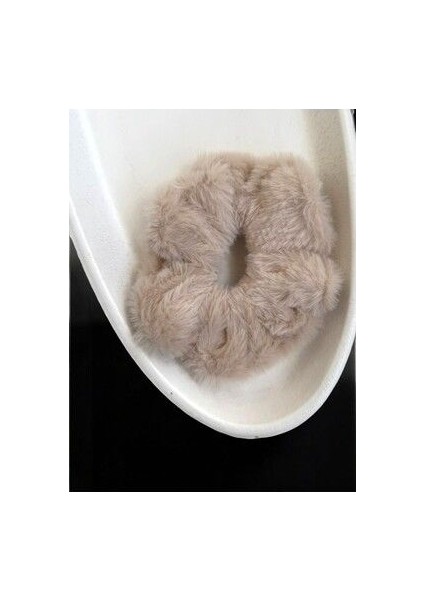 Peluş Simit Toka - Peluş Yumuşak Saç Lastiği Toka