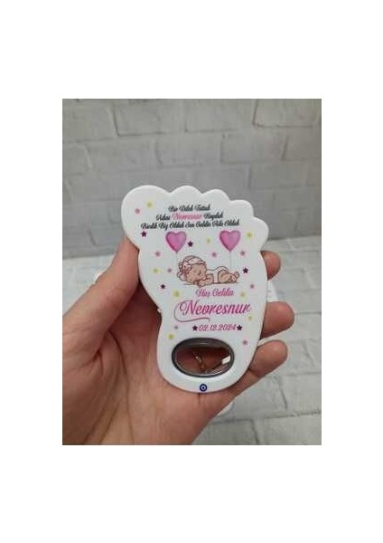 25 Adet Ayak Magnet Açacak Yeni Doğan, Doğum Günü, Sünnet, Nişan, Söz, Düğün Hediyelik