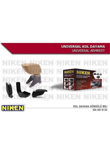 0260010103 Kol Dayama Sürgülü Bej Universal