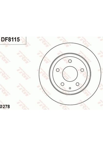 DF8115 Fren Diski Arka 6 2012 GHT226251A