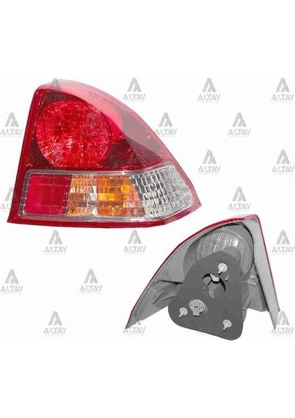 2171956RAEY Stop Lambası Sağ Kırmızı-Beyaz-Sarı Duylu Ampullu Honda Civic Sedan 03-04 33501S5B003