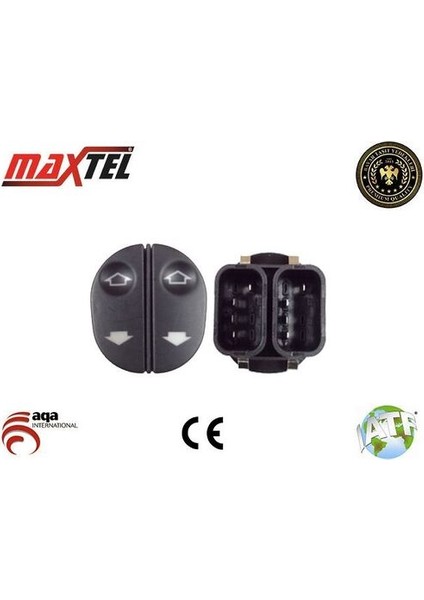18202041 Cam Açma Kumanda Anahtarı Ön Sol Connect 02-Fiesta (01 08) Fusion 04- Ford Ka Street (96 08) 96FG14529BC