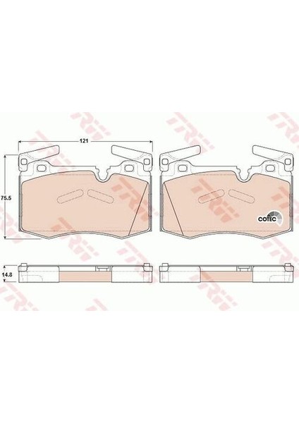 GDB1948 Fren Balatası Ön Sport Mini R56-C4 Cactus 1.5hdı 34116784726