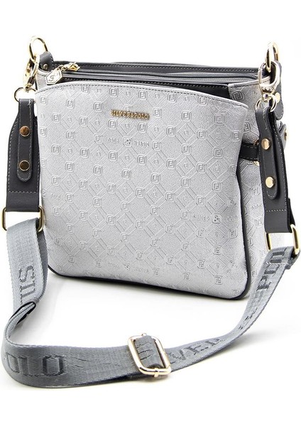 A.gümüş-Antrasit SP884 Çapraz Çanta indirimleri