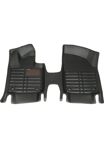 Togg T10X 2023 - Günümüz Siyah Havuzlu Dikişsiz (Press) Deri Paspas