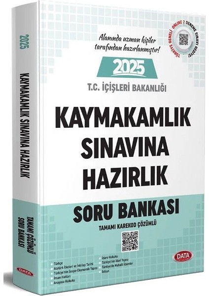 2025 Kaymakamlık Soru Bankası Çözümlü