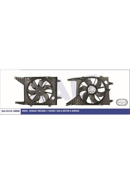 346960 Fan Motoru Davlumbazlı Megane I Scenic I 770104184