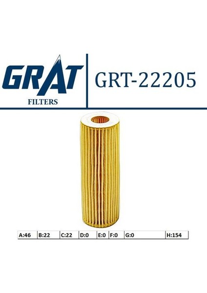 22205 Yağ Filtresi M271 W203-204-210 2711800009
