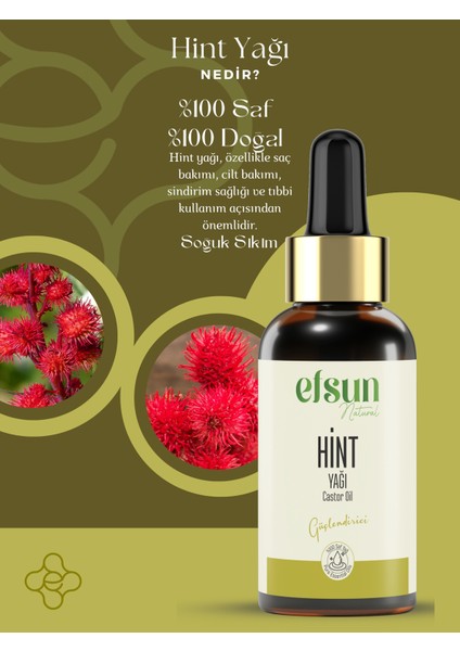 Hint Yağı %100 Saf ve Doğal Soğuk Sıkım 30 ml