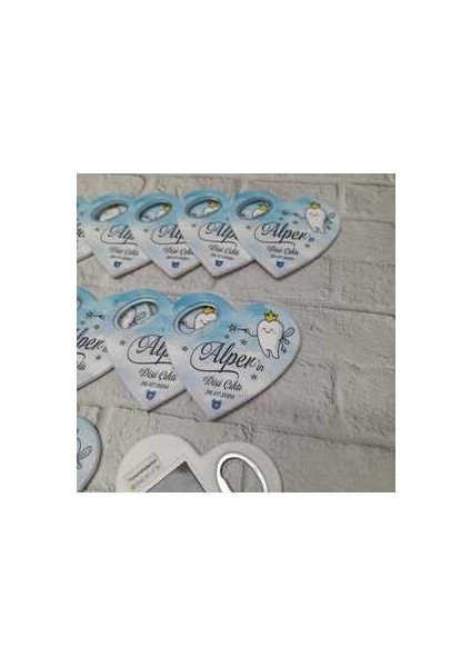 25 Adet Kalp Magnet Açacak Yeni Doğan, Doğum Günü, Sünnet, Nişan, Söz, Düğün Hediyelik