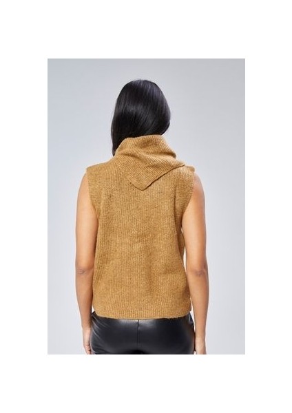 Şal Yaka Sıfır Kol Kazak fırsatları