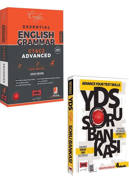 Essential English Grammar C1-C2 Advanced İleri Seviye - Advance Your Test Skills YDS Soru Bankası 4. Baskı