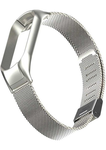 Xiaomi Mi Band 6 Uyumlu Krd-06 Metal Kordon Zore - Siyah