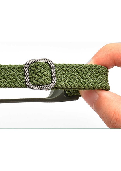 Xiaomi Mi Band 4 Uyumlu Krd-49 Örgü Kordon Zore - Denim