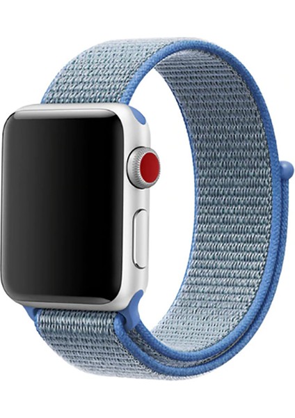 Watch 40MM Uyumlu Krd-03 Hasır Kordon Zore - 15-Tahoe Blue