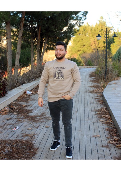 Unisex Relax Fit Rahat Kesim Pamuklu Içi Polarlı Sweatshirt modelleri