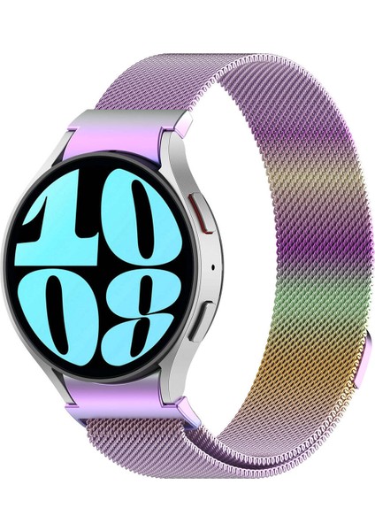 Galaxy Watch 6 40MM Uyumlu Krd-01 Metal Kordon Zore - Siyah