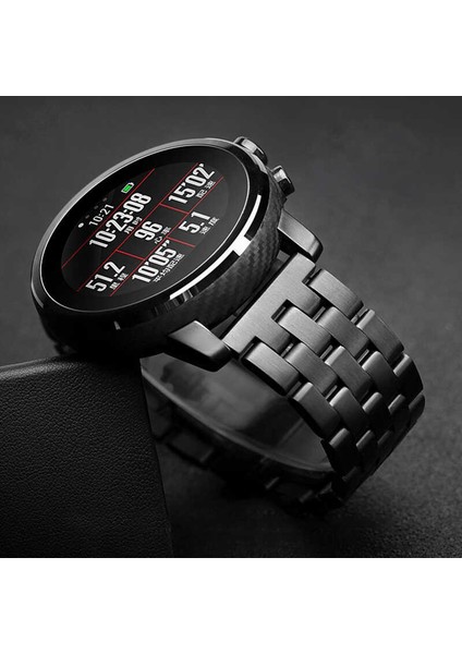Huawei Watch Gt 3 42MM Uyumlu Krd-20 Metal Kordon Zore - Siyah