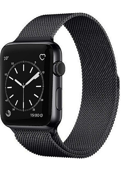 Watch Ultra 49MM Kordon Uyumlu Krd-01 Metal Strap Kayış Zore - Kırmızı