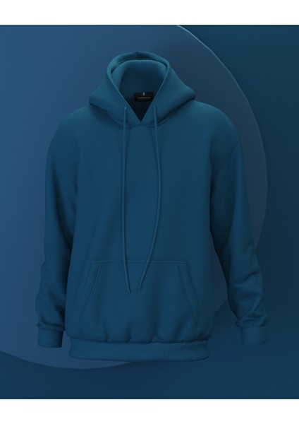 Petrol Mavisi Unısex Sweatshirt