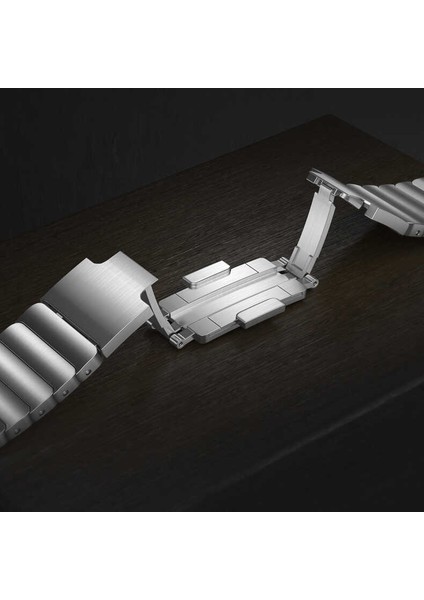 Huawei Gt2 46MM Uyumlu Krd-35 22MM Metal Kordon Zore - Gri
