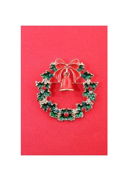 Noel Baba Çan Broş. Yılbaşı Çelenk Broş. Yılbaşı Çan Broş. Kadın Broş. Erkek Broş. Broş. Unisex
