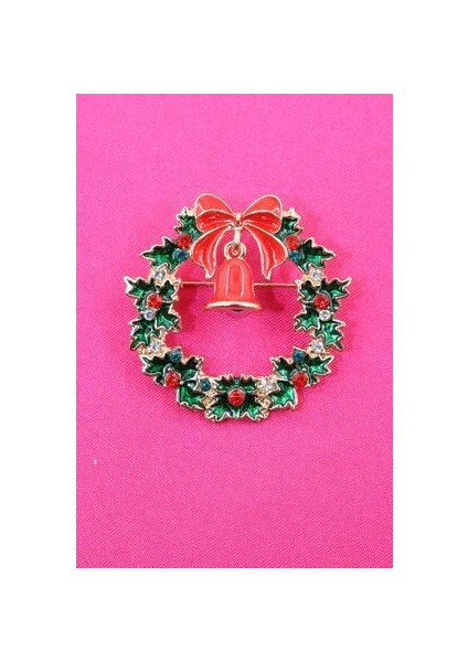 Noel Baba Çan Broş. Yılbaşı Çelenk Broş. Yılbaşı Çan Broş. Kadın Broş. Erkek Broş. Broş. Unisex fırsatları
