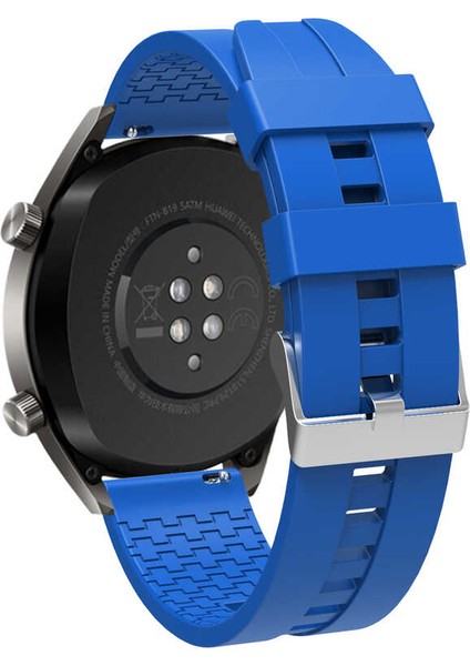 Huawei Watch Gt 3 46MM Krd-23 Uyumlu Kordon Zore - Saks Mavi