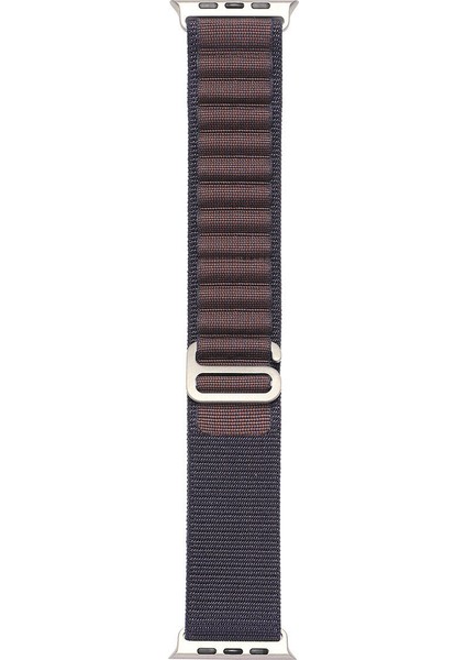 Watch 44MM Uyumlu Krd-74 Hasır Kordon Zore - Koyu Mor