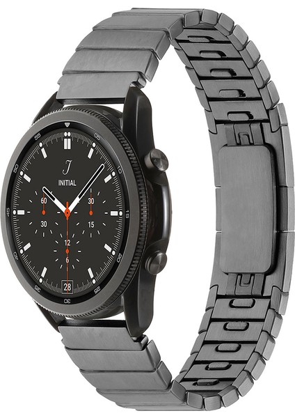 Huawei Gt2 46MM Uyumlu Krd-82 22MM Metal Kordon Zore - Gri