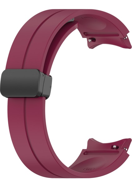 Galaxy Watch 4 44MM Uyumlu Krd-84 Uyumlu Kordon Zore - Mürdüm
