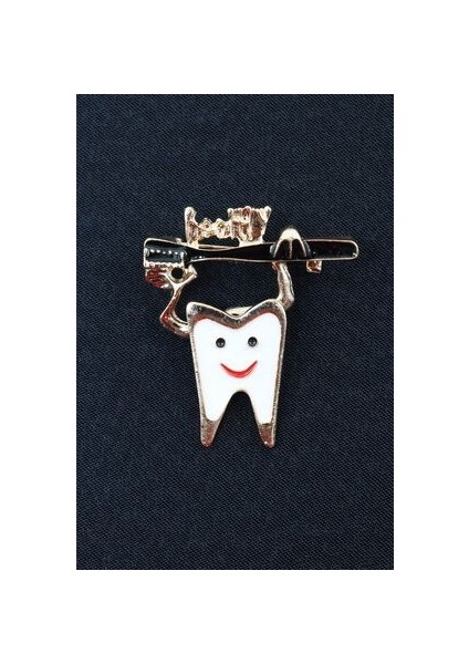 Diş Broş. Yaka Iğnesi Diş Broş. Kadın Broş. Erkek Broş. Broş. Unisex