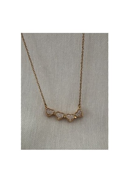 Yonca - Kalp Çelik Kolye fırsatları